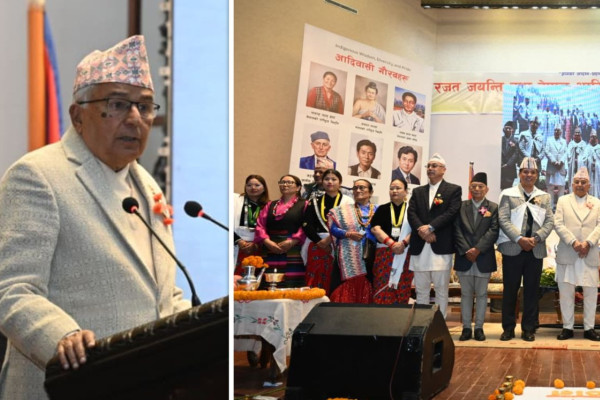 नेपाल सयौं थुँगा फूलहरू मिलेर बनेको सुन्दर फूलबारी: राष्ट्रपति पौडेल